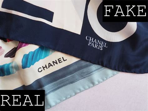 how to identify a real chanel scarf|Chanel silk scarf fake.